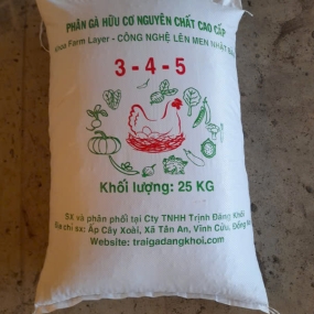 PHÂN GÀ HỮU CƠ NGUYÊN CHẤT CAO CẤP